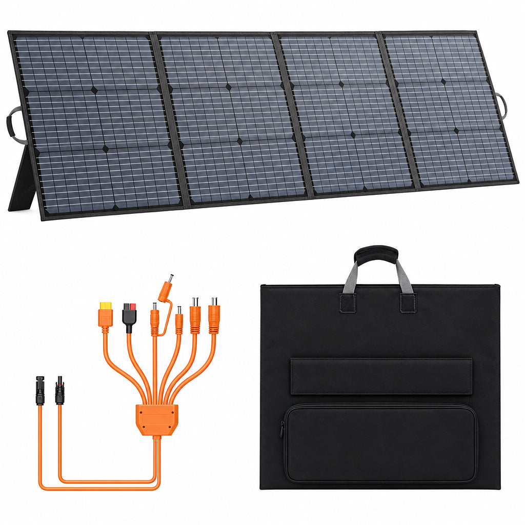 220W Portable Solar Panel 40V Folding Solar Panel for Power Station