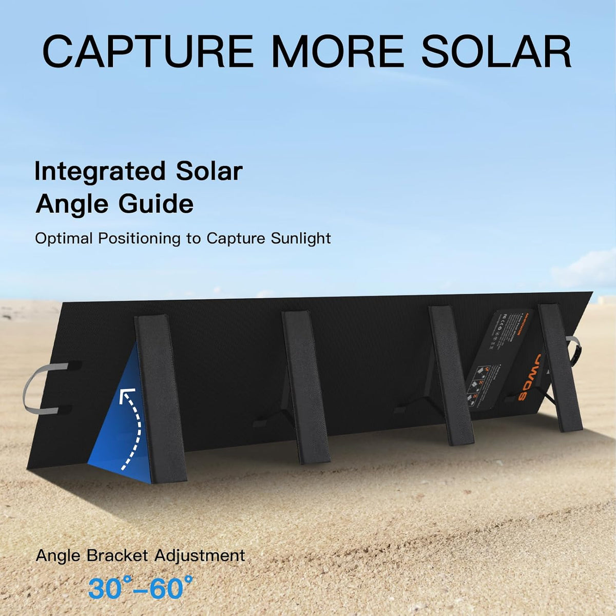 220W Portable Solar Panel 40V Folding Solar Panel for Power Station