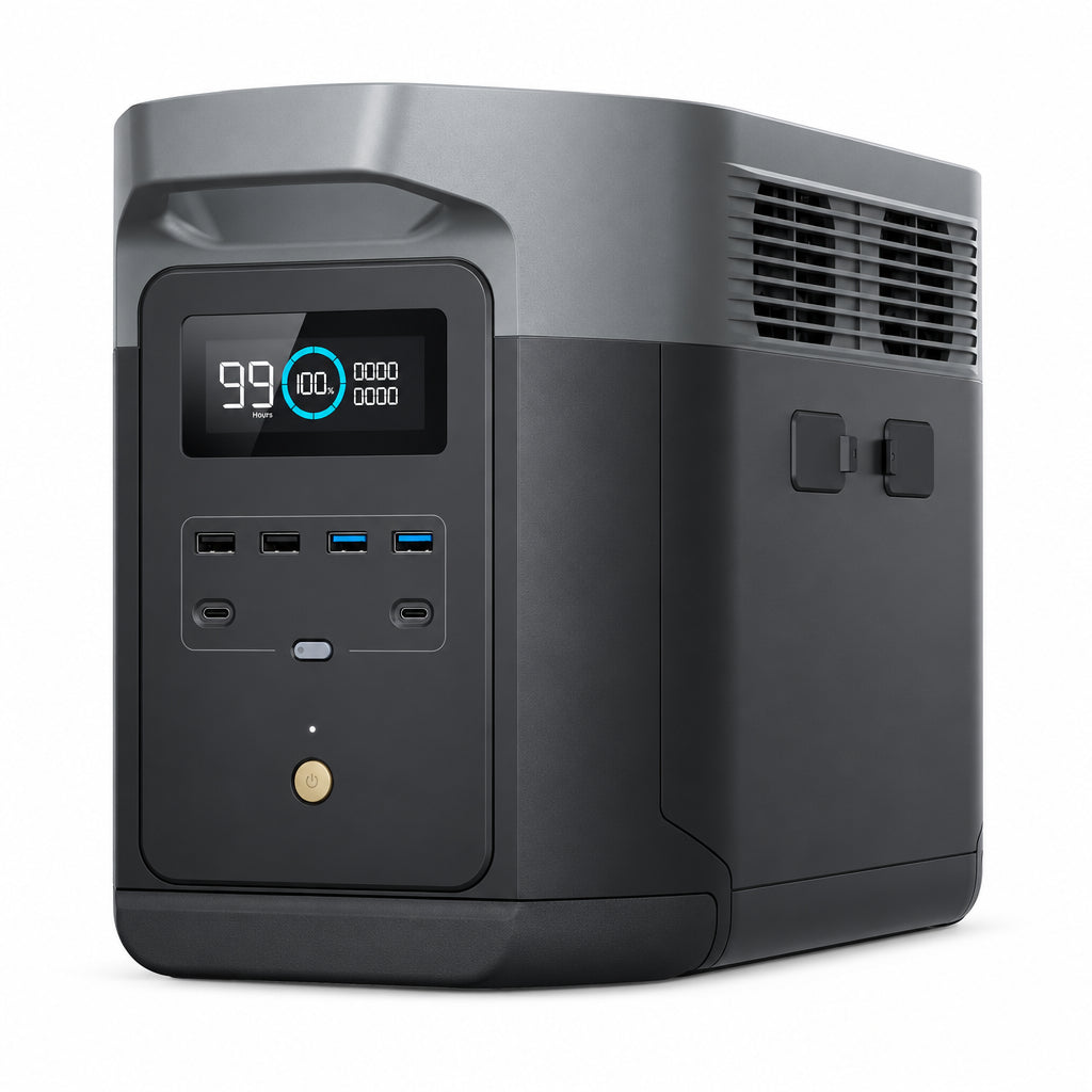 Portable Power Station Max 2048Wh, 2400W Lifepo4 Battery