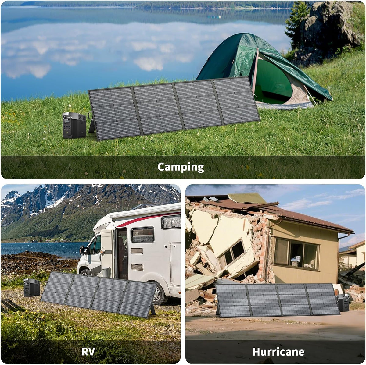 220W Portable Solar Panel 40V Folding Solar Panel for Power Station